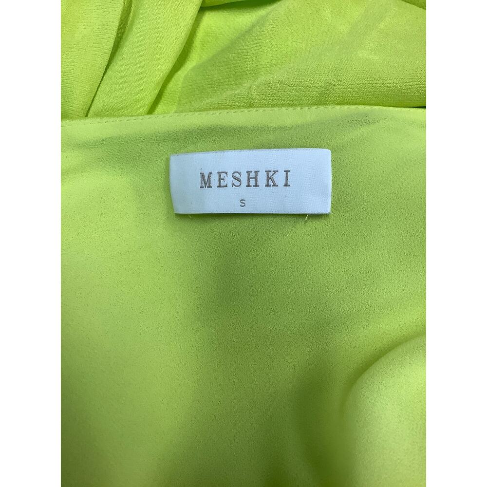 Meshki Women's Small Fresh Green Clementine Chain Cutout Maxi Dress G5-30 - Picture 6 of 8